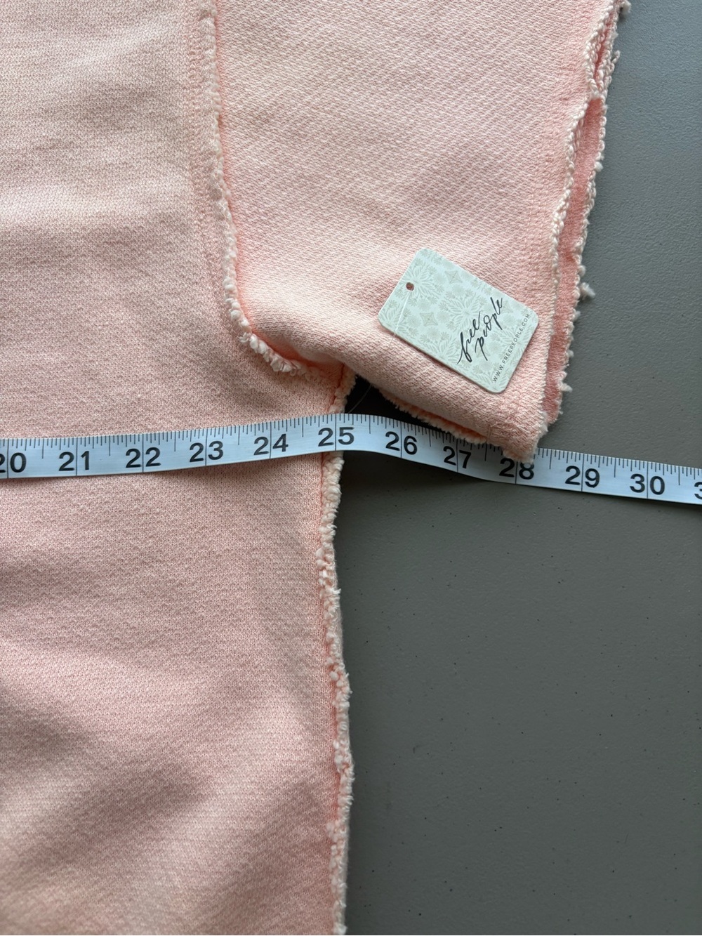 NWT We The Free People So Easy Boxy cropped sweatshirt in Tropical Peach XL - Picture 10 of 11